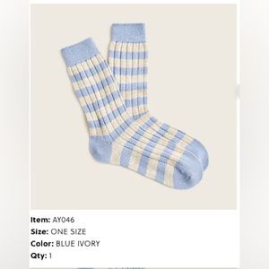 3 Pairs - J Crew Cashmere Blend Socks - NWT